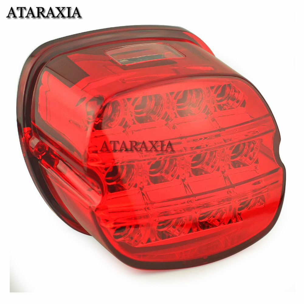 LED Rear Tail Light Motorcycle Taillights Brake Driving For Harley Dyna Road King Electra Glide Street Bob Touring