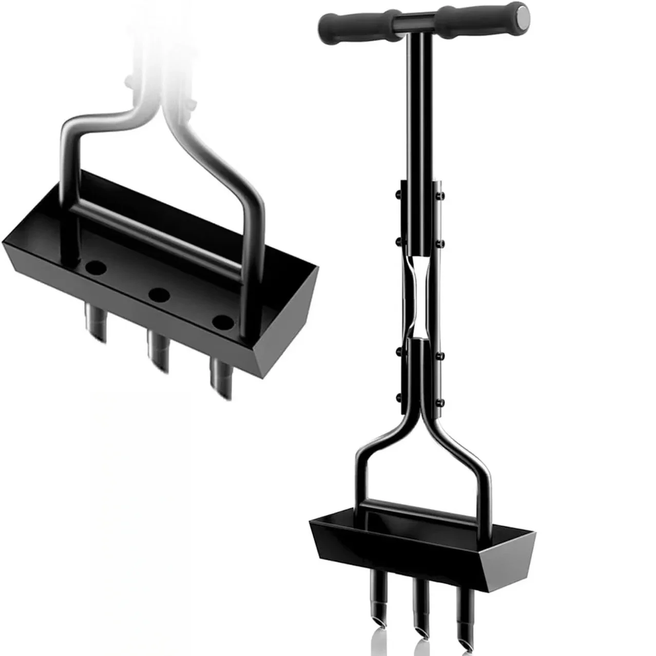 Lawn Aerator Tool Lawn Aerator Coring Tool Lawn Yard Garden Care Tool Helper For Most Grass And Soil With Soil Core Storage Tray