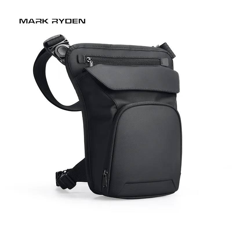 MARK RYDEN Drop Leg Bags Ride Pouch Waist Pack Motorcycle Bag Men