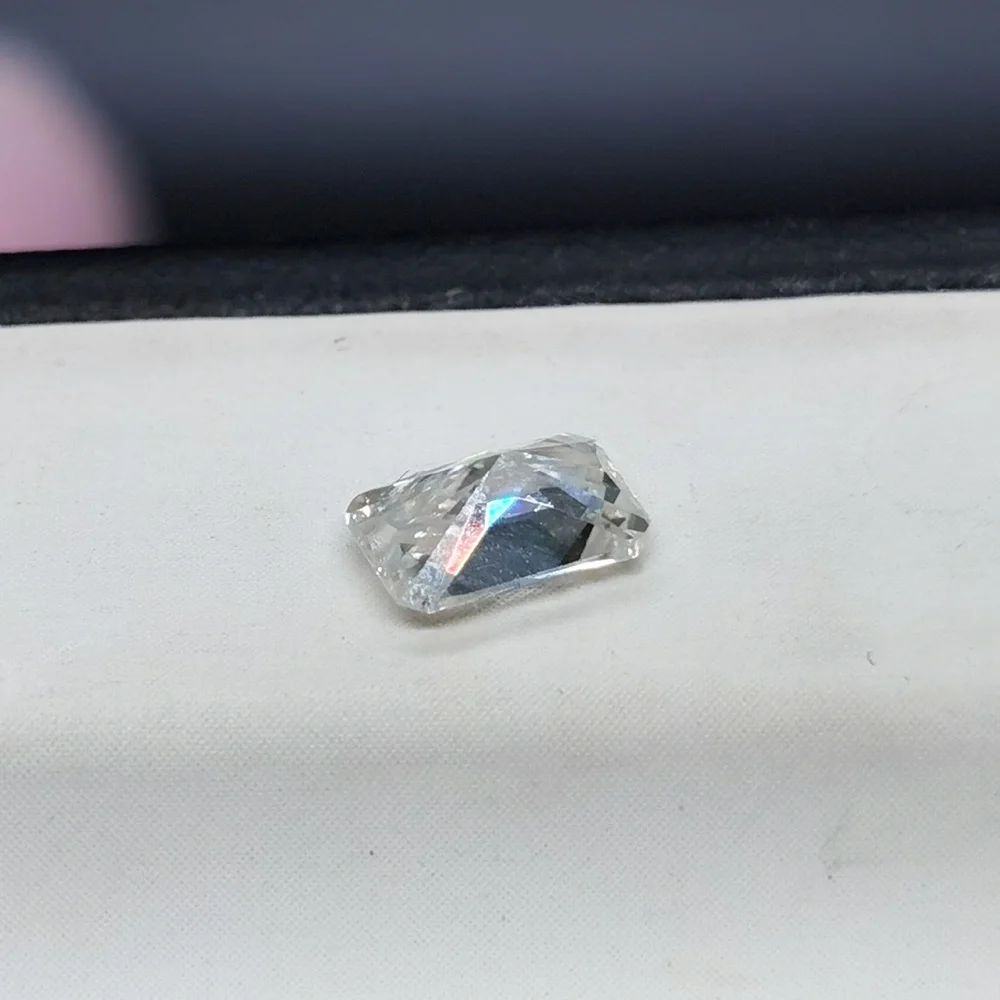 4mm*6mm Radiant Cut Moissanite Loose Germstone VVS Grade D Color Moiisanite for Jewelry DIY