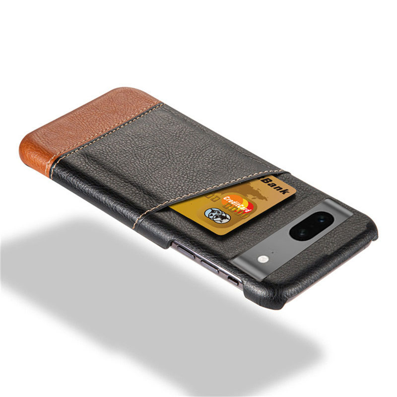 Pixel 7A 6A 8 Pro Case For Google Pixel 2 3 4 XL Capa Mixed Splice PU Leather Credit Card Cover For Pixel 4A 5A 6 7 8 Pro Case