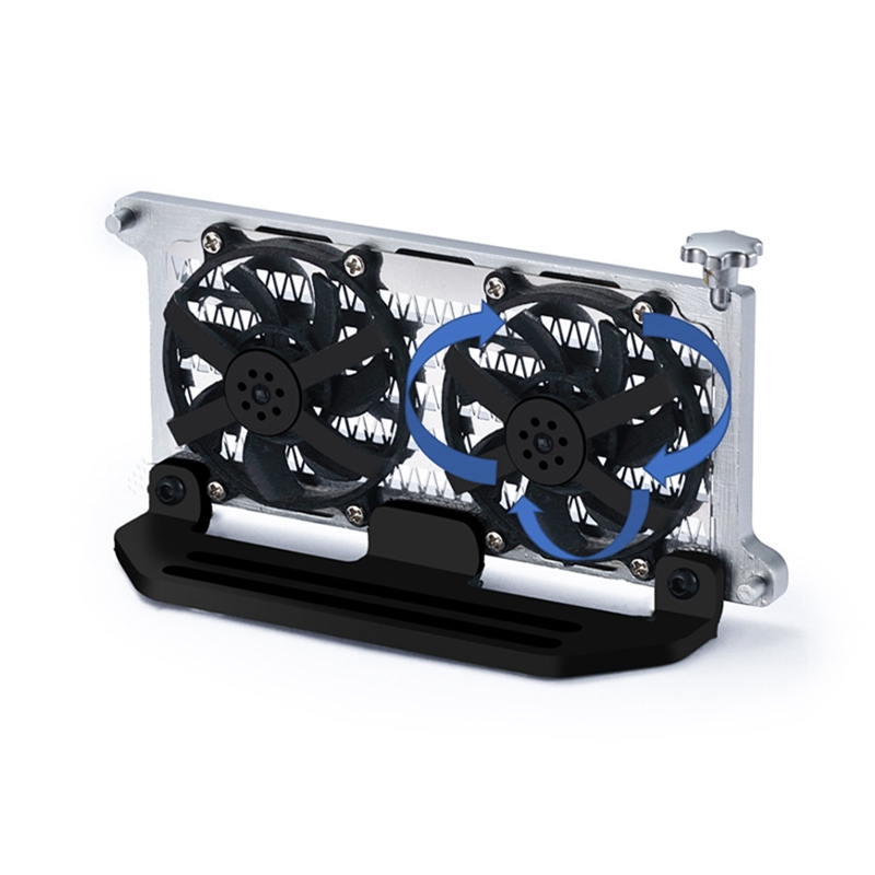 Metal V8 Engine Water Cooling Radiator Fan For Traxxas TRX4 TRX6 Axial SCX10 1/10 RC Crawler Car Upgrade Parts