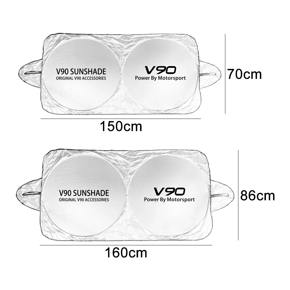 Car Window Windshield Sun Shade Cover For XC90 XC60 T6 V40 AWD C30 C70 S60 S80 S90 V50 V60 V70 V90 XC40 XC70 Accessories