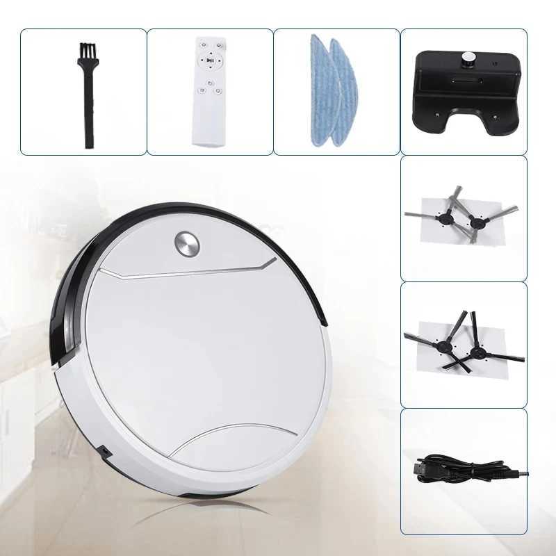 Robotic Vacuums New Robot Vacuum Cleaner Automatic Charging Aspiration Drag Intelligent Home Appliance Sweeping Robot Planning Electric Sweeper J24051