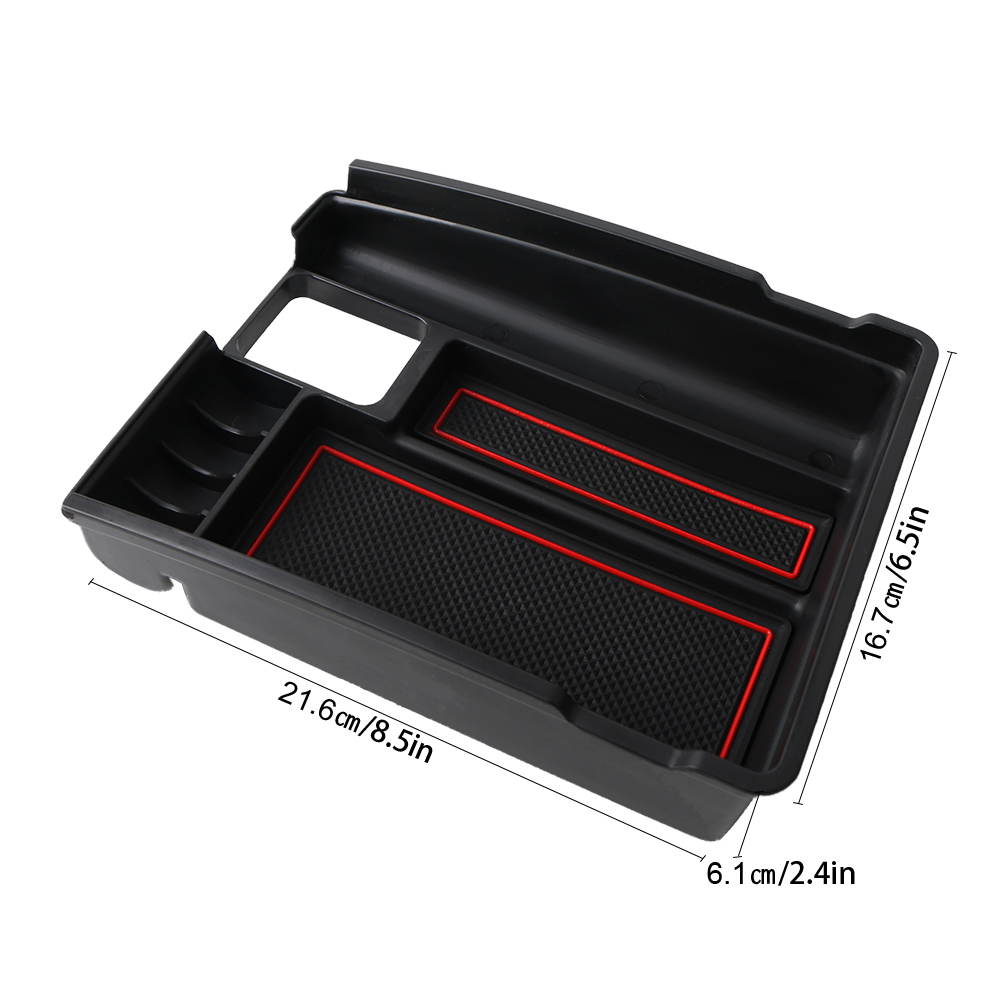 Car Central Armrest Storage Box For Nissan X-trail T32 Rogue 2014-2020 Central Control Organizer Tray Accessories ABS Material