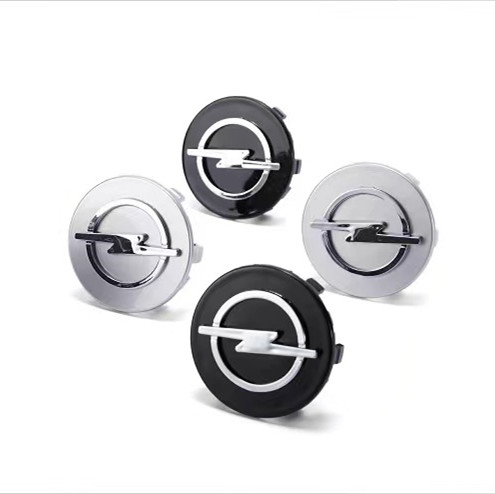 4pcs 58mm 64mm Car Wheel Center Hub Caps Emblem Sticker Decal Cover for Opel Astra Zafira Corsa Mokkav Rims Badge Accessories