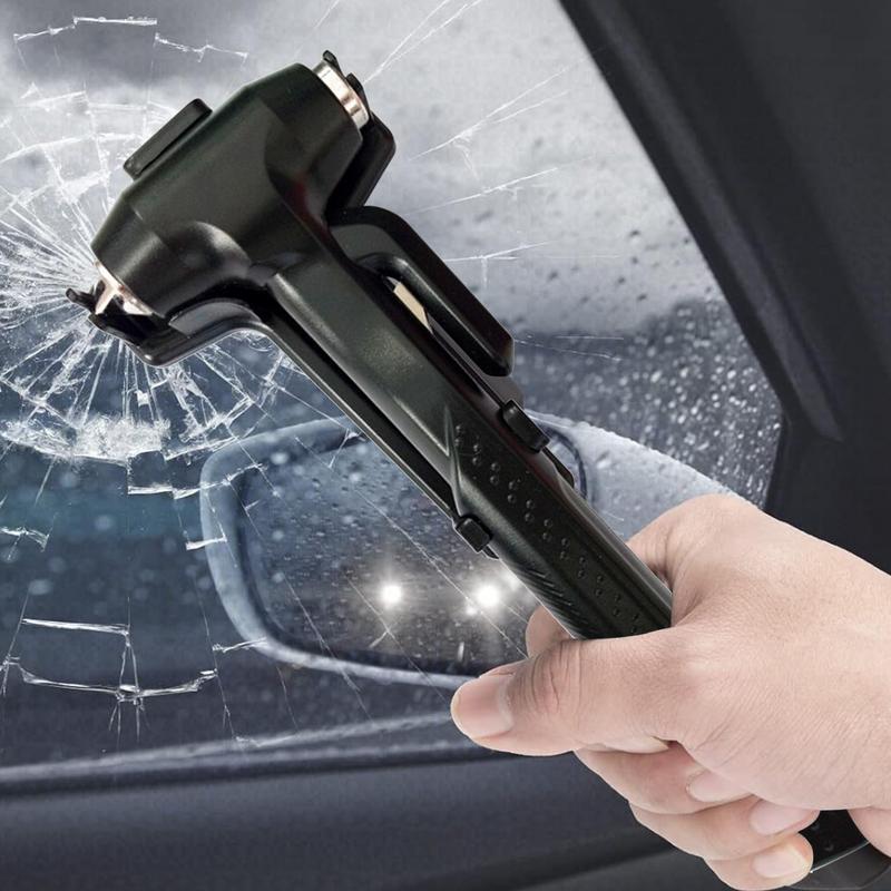 Car Window Breaker Safety Hammer Auto Emergency Escape Tool Anti-slip Life-Saving Escape Survival Kit Interior Accessories