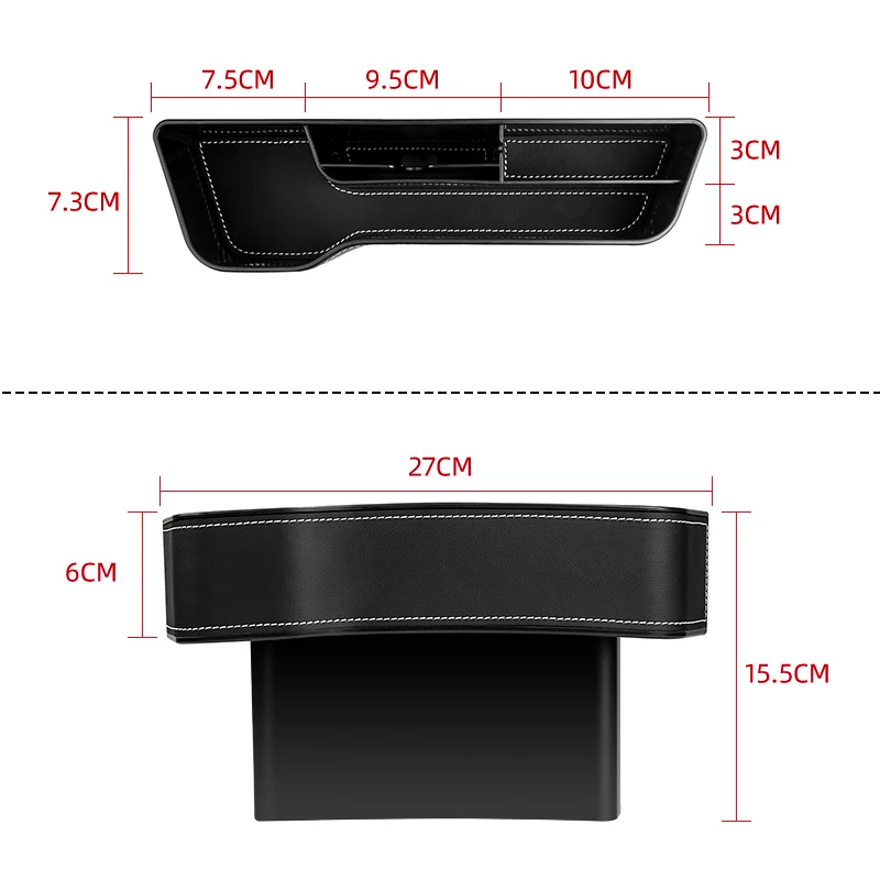 Car Seat Crevice Storage Box Seat Gap Slit Organizer For Subaru Impreza Legacy STI BRZ XV WRC Forester Crosstrek Outback
