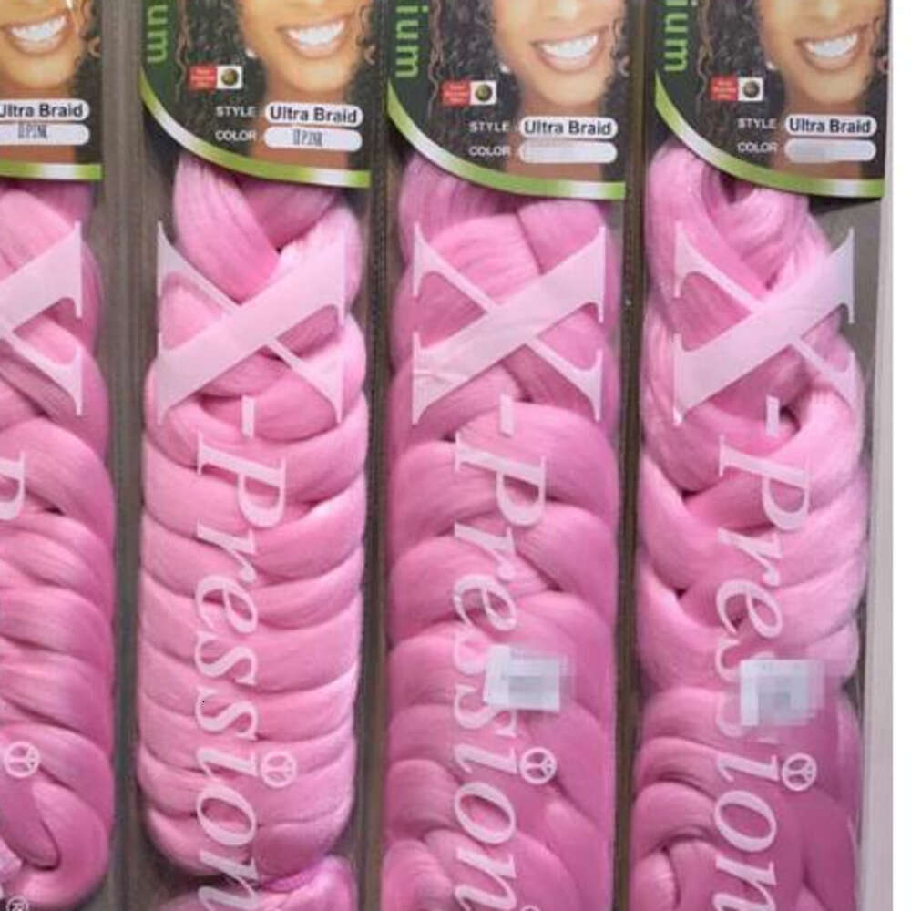 Braid Hair 82 Inches 165g Pack Synthetic Hair Crochet Braids Single Color Premium Ultra Jumbo Braid Hair Warkocze Cabello Trenzado Ultra Jumbo Premium