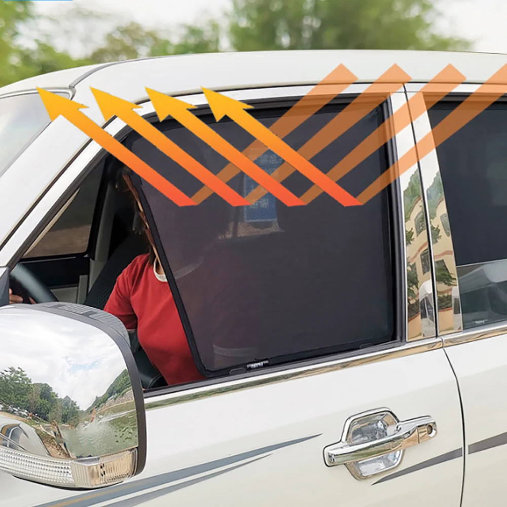 For Hyundai KONA Encino OS 2018-2022 Magnetic Car Sunshade Visor Front Windshield Curtain Rear Side Baby Window Sun Shade Shield