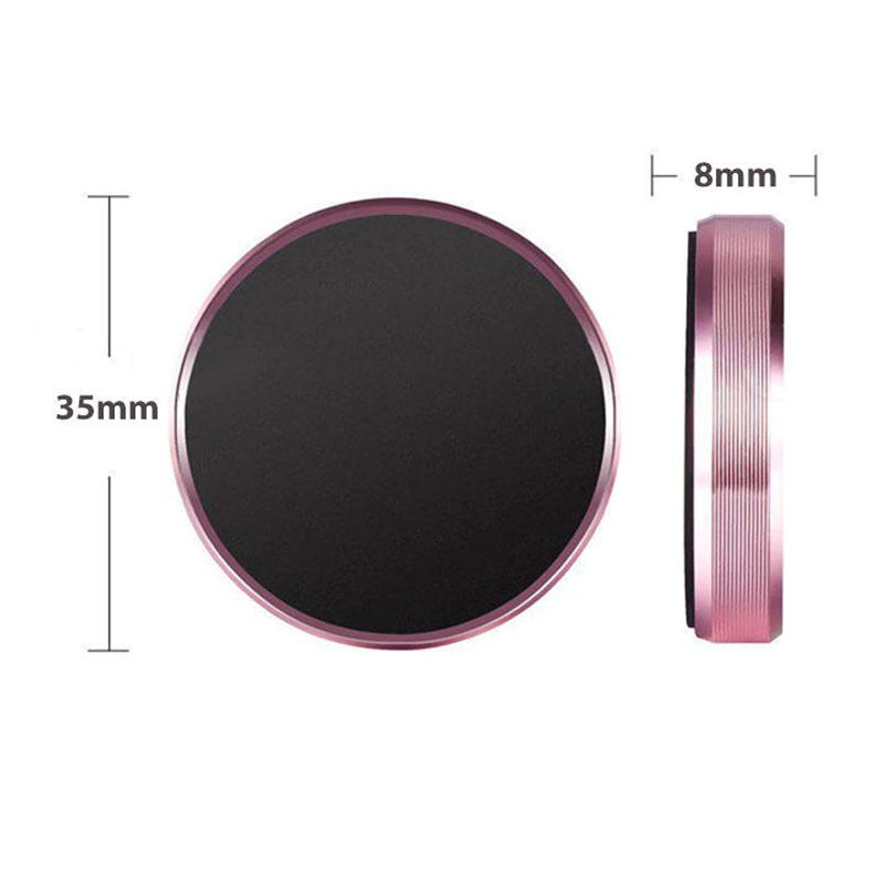 Mini Magnetic Car Phone Bracket Holder Universal Colorful Circular Strong Magnet Cellphone Stand for IPhone Auto Accessories 1Pc