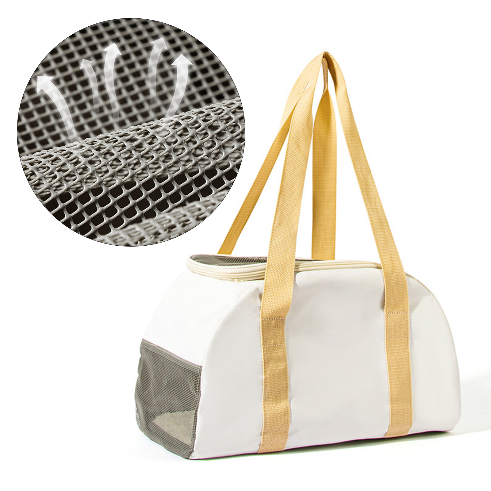 Cat Carrier Bag Large Space Breathable Comfortable Fashionable Portable For Outdoor Travel