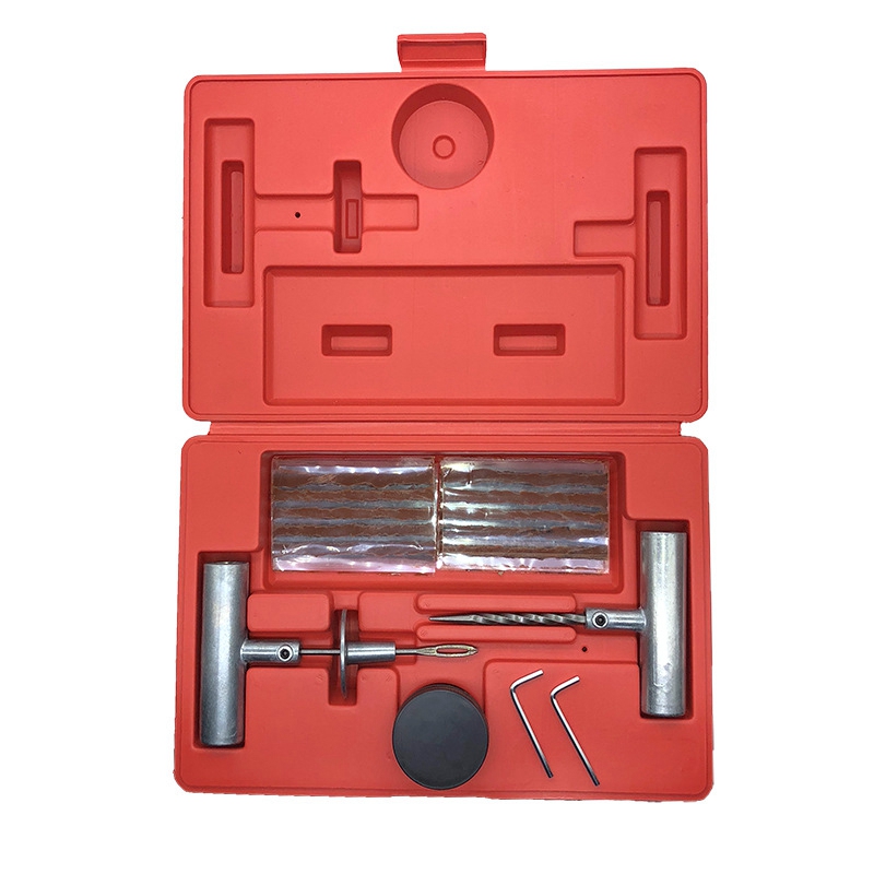 26Pc Tire Repair Kit DIY Flat Tire Repair To Fix Punctures And Plug Flats Car Truck Motorcycle Home Plug Patch