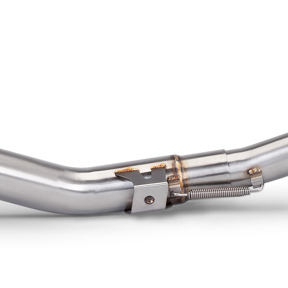 45mm Off-road Motorcycle Exhaust Muffler with Front Link Tube For Honda CRF230F 18-20 Year Dirt Bike Exhaust System Modify Parts