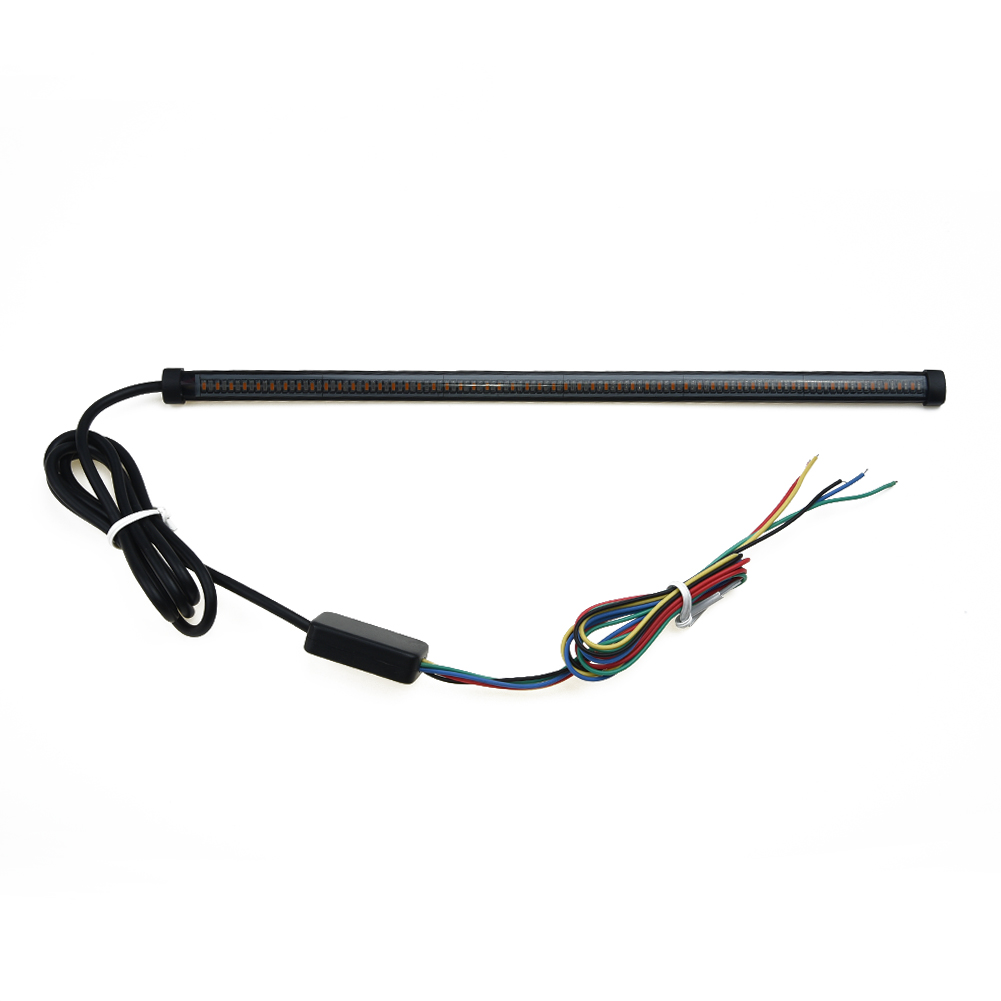 30cm Motorcycle Sequential Switchback Flowing LED Tail Brake Turn Signal Strip Lights Waterproof IP67 Motorcycle Taillights Lamp
