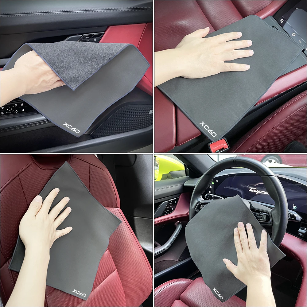 Car Wash Towel Cleaning Cloth Auto Accessories For XC90 XC60 C30 T6 S60 C70 XC40 V40 XC70 V70 V60 V50 S80 S40 AWD V90