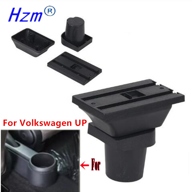 For VW UP Armrest Box For Volkswagen UP Car Armrest Interior Center Storage box Dedicated Retrofit Car Accessories 2009-2020