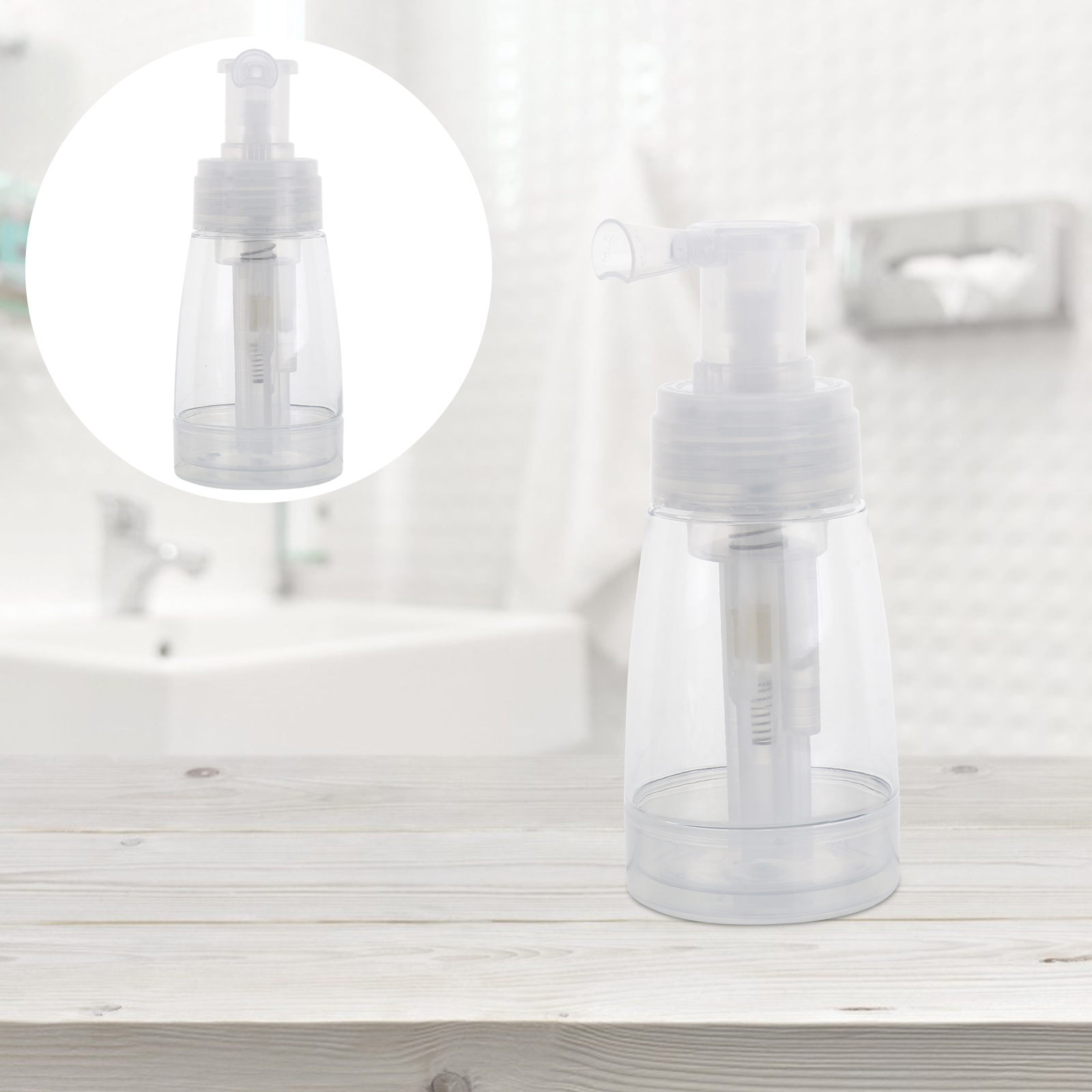 Powder Spray Bottle Barber Powder Spray Bottle Empty Powder Travel Cosmetics Blower Refillable Hair Fiber Applicator Hair