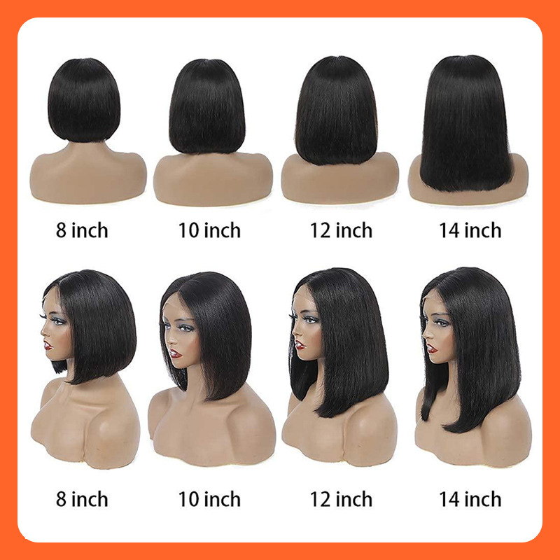 T Shaped Front Lace Human Wig Full Set BOB Human Hair Wigs Wig Colored Brazilian Remy Wigs Human Hair