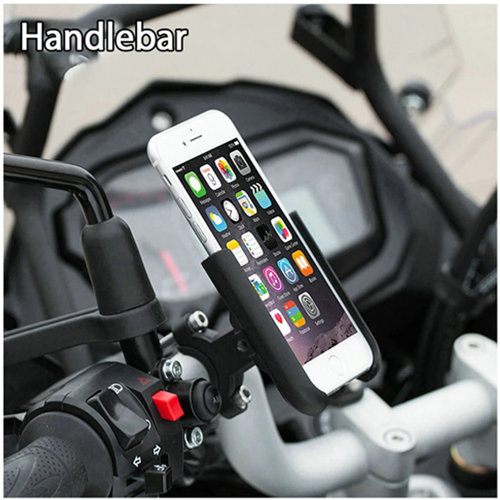 For Bajaj Dominar 250 400 Dominar400 Dominar250 Accessories Motorcycle CNC Handlebar Mirror Mobile Phone Holder Stand Bracket