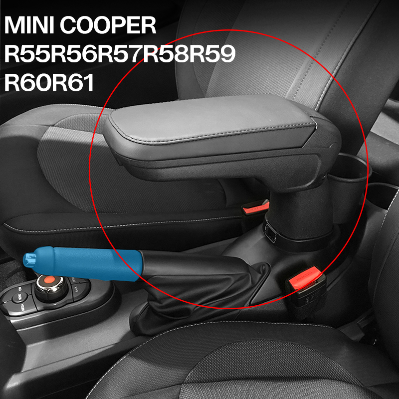 Car Armrest Box Adjustable Car Central Armres Storage Organizer Box Arm Rest For Mini Cooper Countryman R55 R56 R57 R58 R59 R61