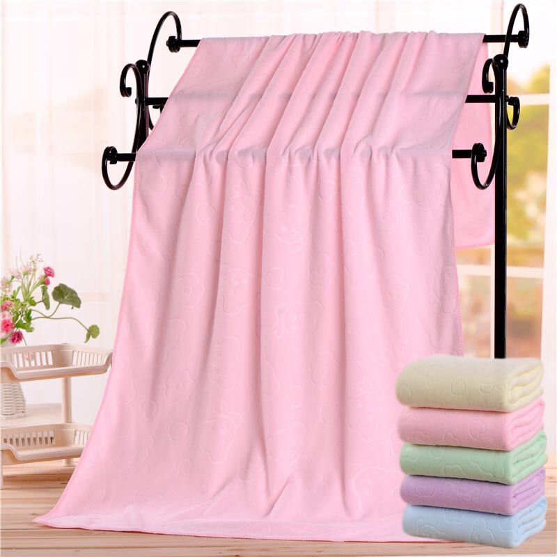 140X70CM Pet Bath Towel Oversized Microfiber Towel Strong Absorbing Water Dog Towels Golden Retriever Teddy General Pet Supplies
