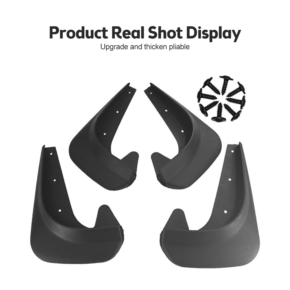 4pcs Universal Mud Flaps Mudflaps Splash Guards Mudguards Front Rear For Dacia Dokker Duster Lodgy Logan Sandero Stepway Nova