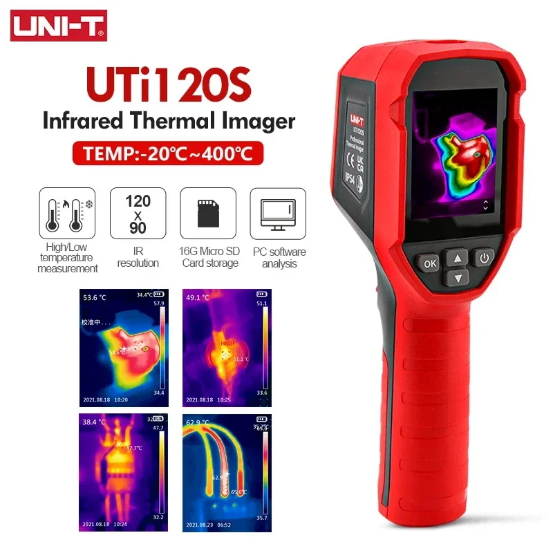 UNI-T UTi120S Infrared Thermal Imager PCB Circuit Industrial Testing Floor Heating Tube Testing Temperature Thermal Camera