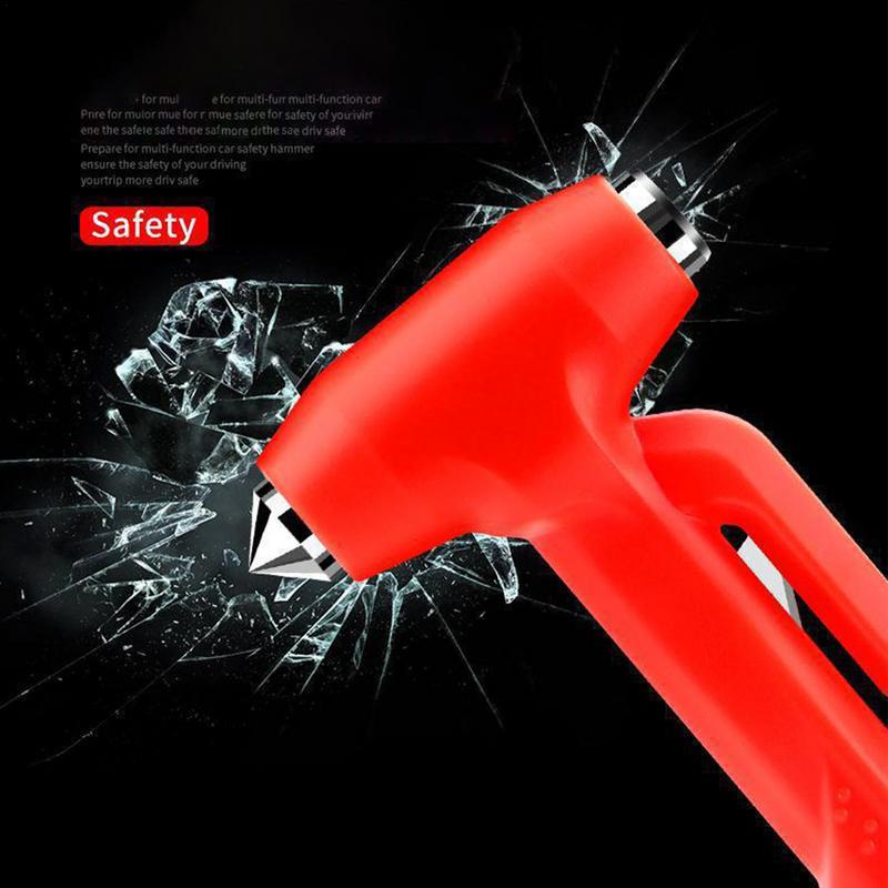 Car Window Breaker Safety Hammer Auto Emergency Escape Tool Anti-slip Life-Saving Escape Survival Kit Interior Accessories