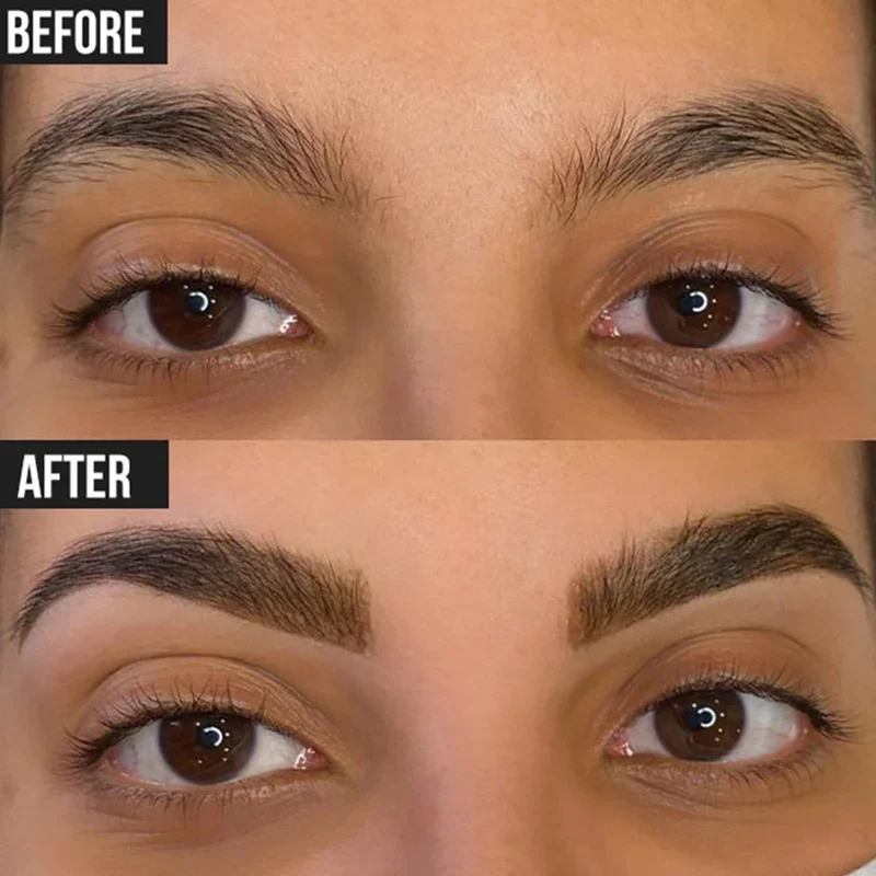 Waterproof Peel Eyebrow Cream Cosmetic Lasting Sweat-proof Semi-Permanent Tattoo Brown Tint Tearing Dye Eyebrow Enhancers Gel