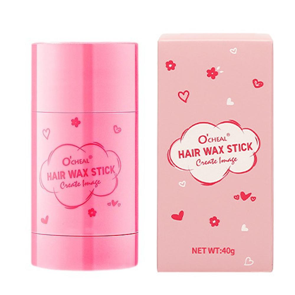 40g Broken Hair Artifact Hair Gel Cream Wax Stick Styling Hair Fluffy Children Men And Women Styling Fixed Frizz Hair Wax Stick