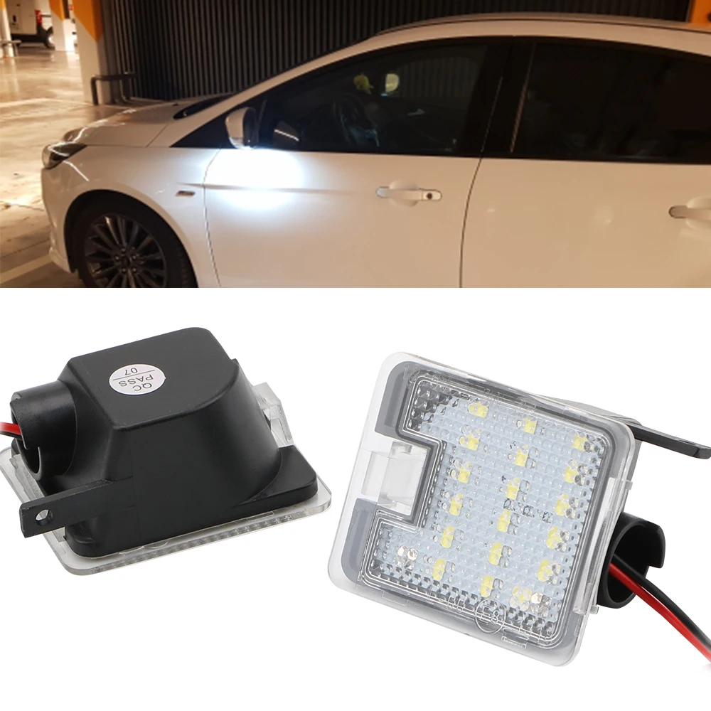 Car Door Welcome Light For Ford Focus 3 Kuga 2 Mondeo 4 2007-2014 C-max 2 Escape LED Under Side Mirror Puddle Light