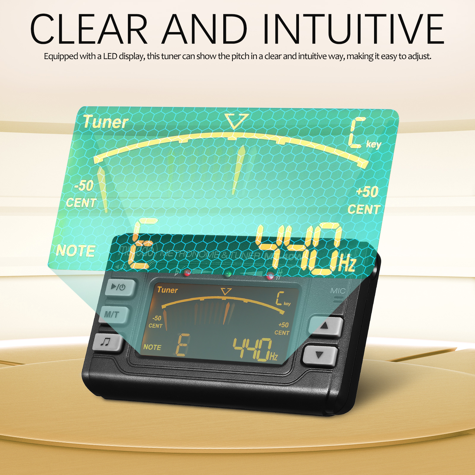 Metronome Tuner 3 In Digital Wind Instruments Tuner Alto Saxophone Flute Clarinet Trumpet Tuba Clip Pickup