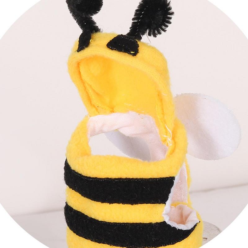 Bird Clothes Parrot Bee Costume Pet Small Animals Clothes Bee Shaped Hoodie Soft Skin Friendly Pet Bird Suit For Parrots Budgie