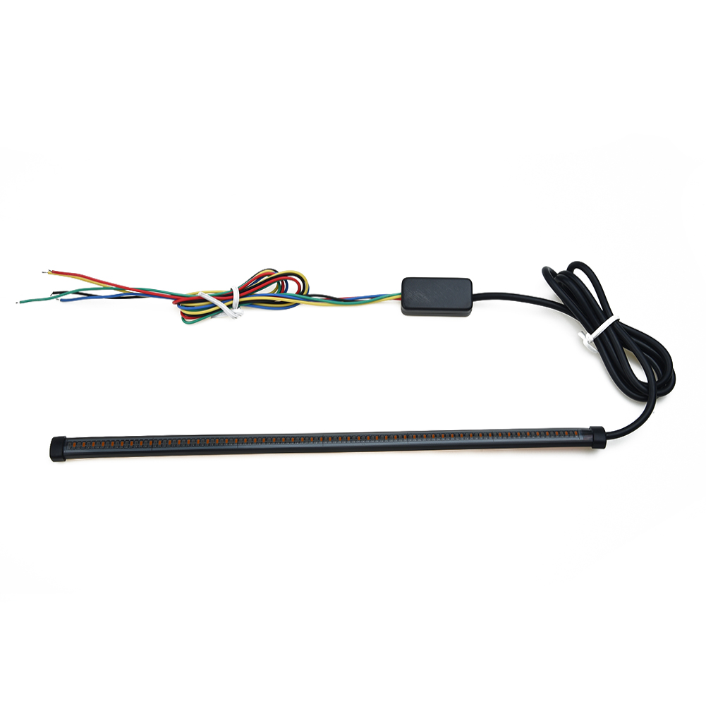 30cm Motorcycle Sequential Switchback Flowing LED Tail Brake Turn Signal Strip Lights Waterproof IP67 Motorcycle Taillights Lamp