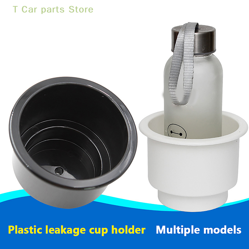 1 Pc Black Marine Boat RV Auto Interior ABS Plastic Cup Drink Can Holder Yacht Truck Bottle Insert Cup Holder Car Accessories