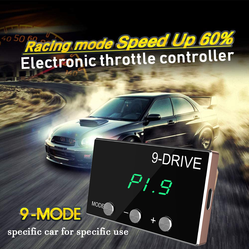 Racing Accelerator Potent Booster Throttle Response Controller Tuning Parts Accessory 9 Drive 5 Modes Portable Pedal Booster