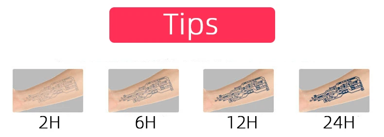 Herbal Juice Rose Flower Temporary Tattoos for Women Arm Punk Waterproof Tattoo Stickers Art Lasting Cover Scars Fake Tattoo