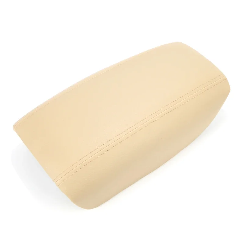 For S80 1999-2006 Car Leather Armrest Center Console Lid Cover Pad Car Center Console Armrest Lid Storage Box Cover