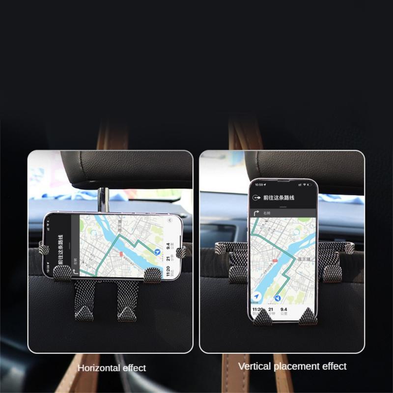 1~10PCS Car Bracket Multifunctional Hook Mobile Phone Holder Rear Seat Back Creative Car Mounts Storage Hook Car Decoration