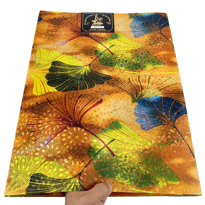 New African Swiss Sego Headtie 3D Flower Wholesale High Quality Multi Colors 2PCS/Bag 040 Pele Wrapper For Wedding Dress