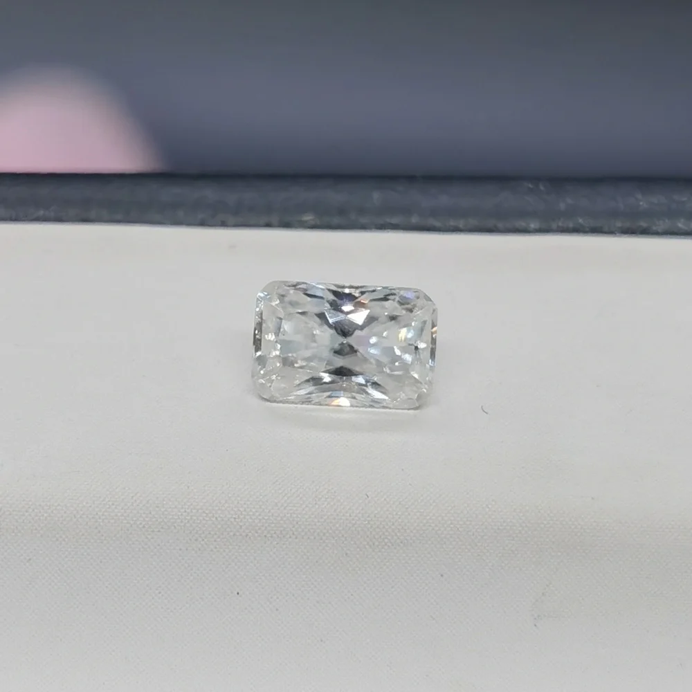 4mm*6mm Radiant Cut Moissanite Loose Germstone VVS Grade D Color Moiisanite for Jewelry DIY