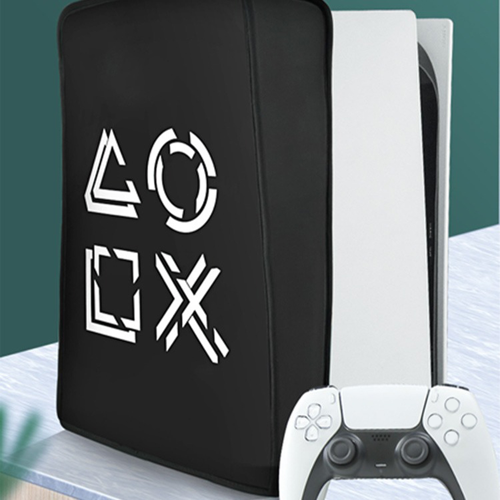 Dust Cover Anti-scratch Washable Protective Case Splash-proof Dust Protector Console Protector for PS5 Slim Disc&Digital Console