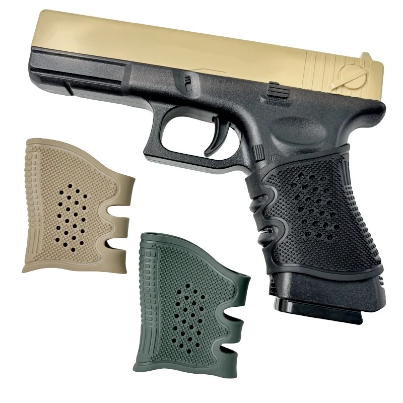 Anti-slip Holster Protect Cover Grip Hunting Accessories Silica Gel Tactical Gun Glove Universal Soft Rubber Grip Cover