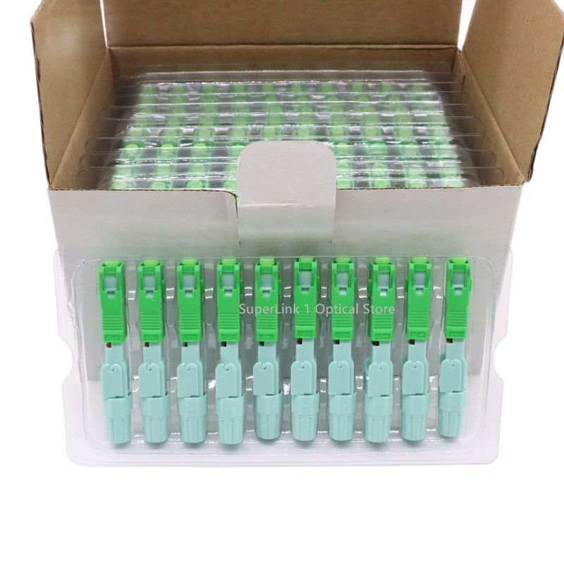 NEW Fast Connector Color sc apc sc upc fiber optic single-mode Cold Connector optical fiber connector Ftth tool Free Shipping