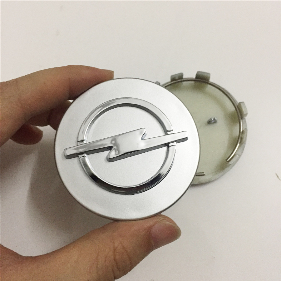 4pcs 58mm 64mm Car Wheel Center Hub Caps Emblem Sticker Decal Cover for Opel Astra Zafira Corsa Mokkav Rims Badge Accessories