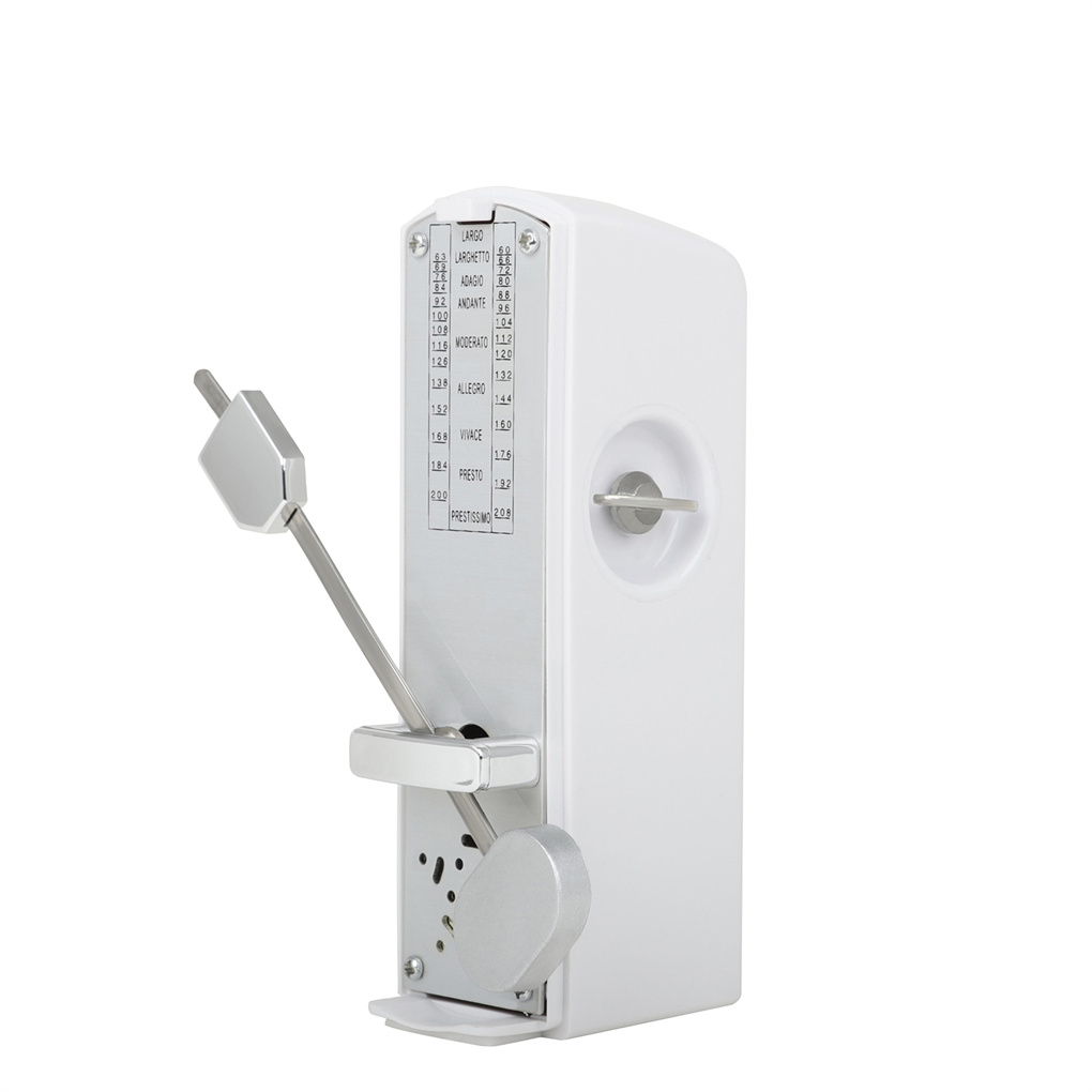 Guitar Metronome Mechanical Adjustable Universal Electric Musical Instruments 60-208 Beat Training Part Trainer White
