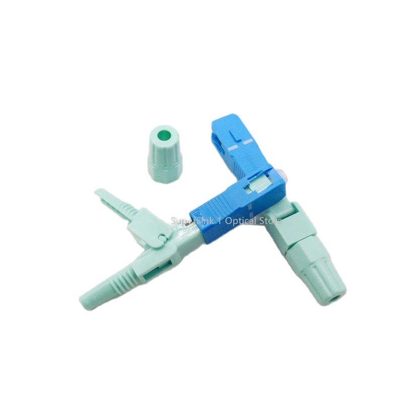 NEW Fast Connector Color sc apc sc upc fiber optic single-mode Cold Connector optical fiber connector Ftth tool Free Shipping