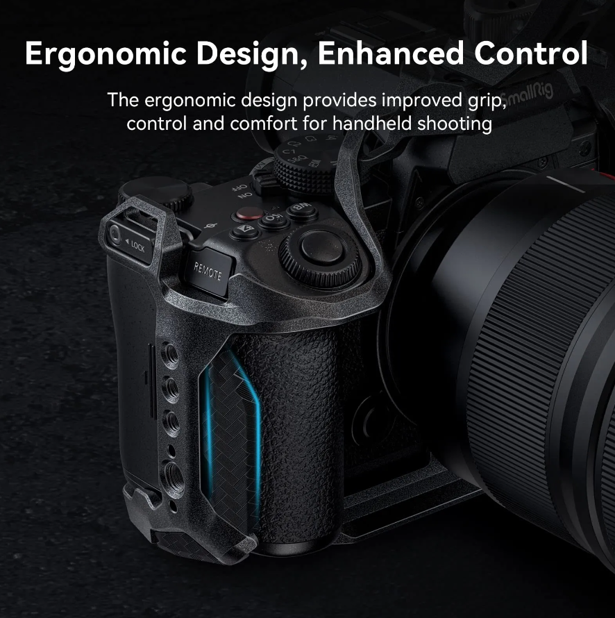 SmallRig S5 II Cage S5 IIX Cage for Panasonic LUMIX S5 II / S5 IIX with Built-in Quick-Release Plate for Arca-Swiss - 4023