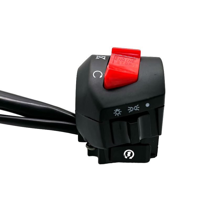 22mm Universal Motorcycle HandleBar Switches Horn Turn Signal Headlight Electric Start Flameout Handlebar Controller Button